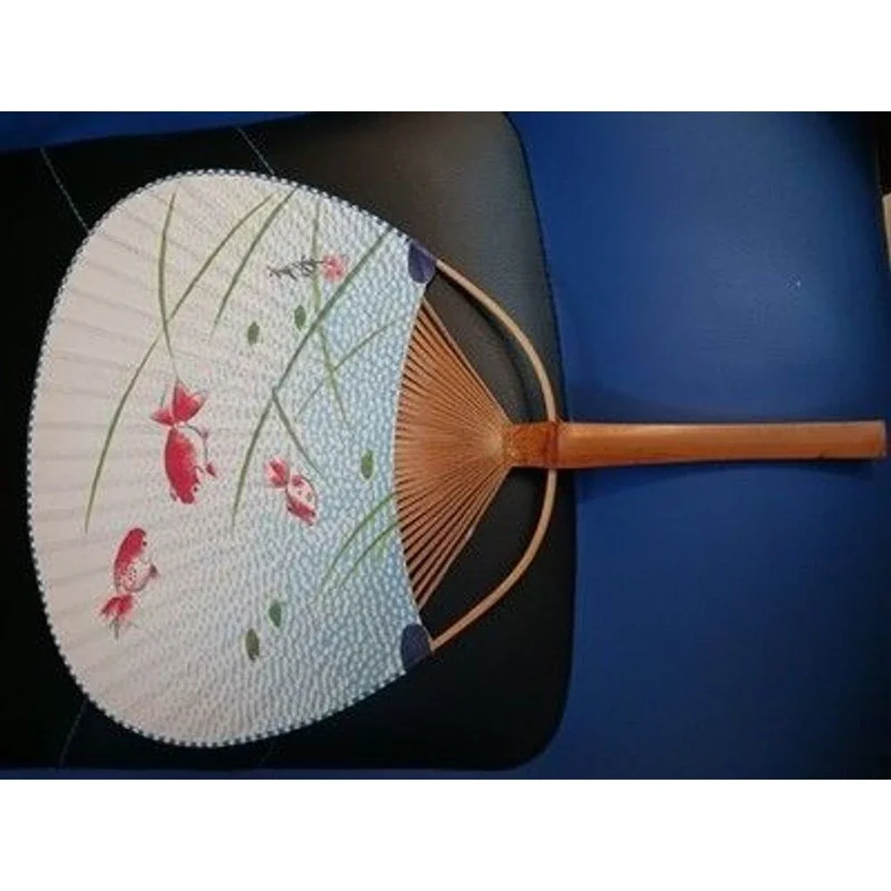 Koi Fish, From Japan Mino Japanese Paper Uchiwa Paper Fan